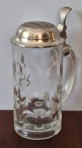 Alter bierkrug glas mit - alter,