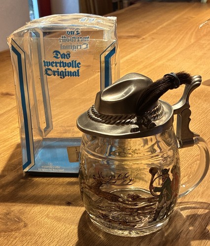 Vintage bmf bierkrug aus - vintage, glas