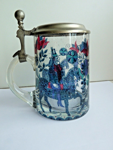 Vintage bierkrug glaskrug mit - bierkrug,