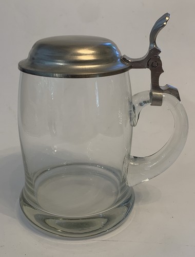 Rastal glaskrug mit zinndeckel - mit,