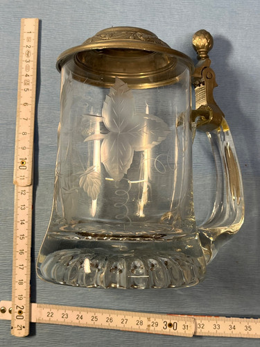 Schöner bierkrug aus - bierkrug, bemalten