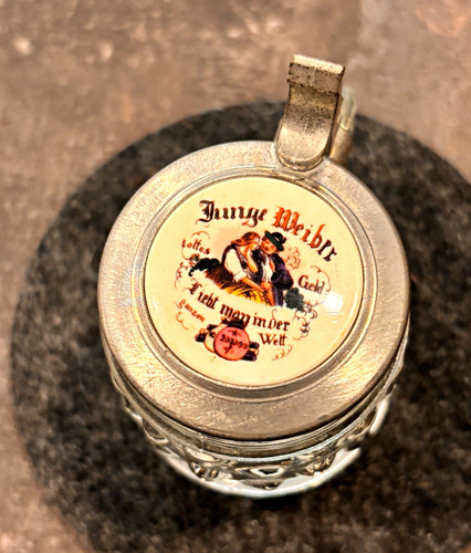 Gutenberg mini glasbierkrug - gutenberg, mini-glasbierkrug