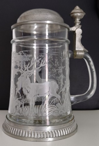 Bmf bierkrug aus glas mit - bmf,