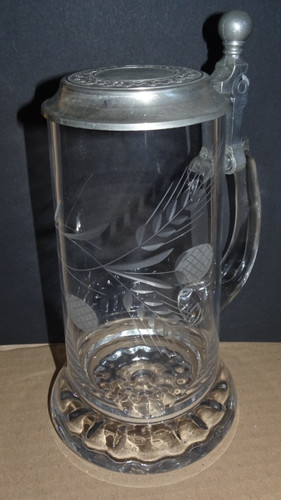 Bierkrug rastal glas mit - rastal,