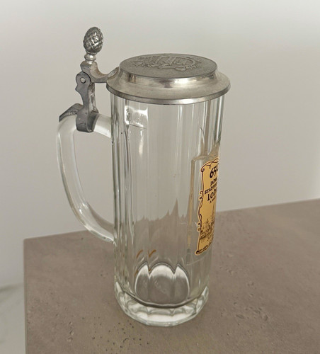 Bierkrug glas mit - bierkrug,