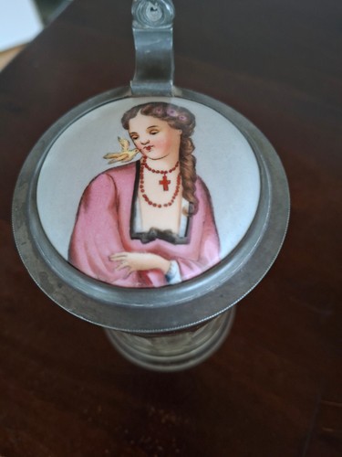 Bierkrug glaskrug mit - /,