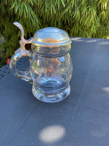 Klassischer glas bierkrug - glas-bierkrug, mit
