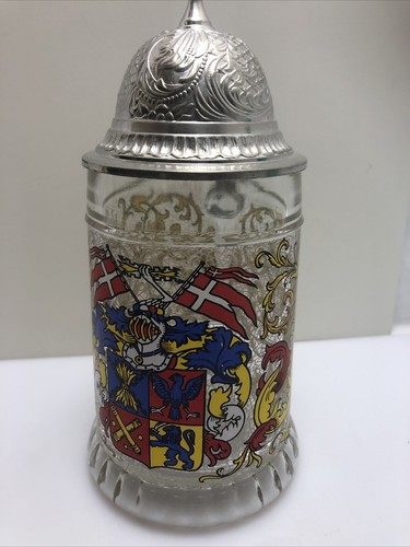 Bierkrug aus glas mit - aus,