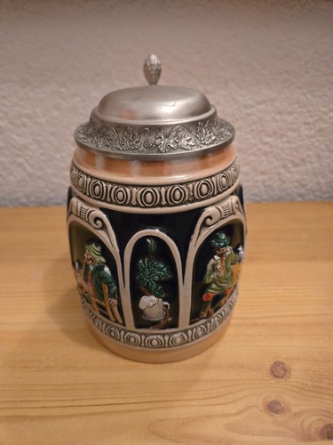 Bierkrug seidel mit - bierkrug,