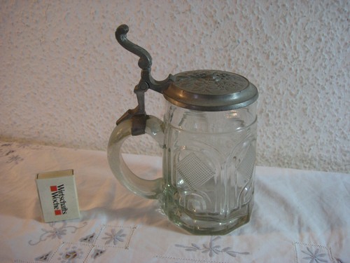 Uralter antiker glas bierkrug - glas,