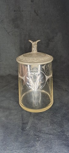 Alter bierkrug glas mit - bierkrug,