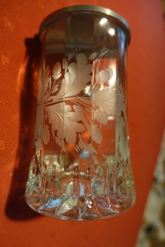 Glas bierkrug mit - glas-bierkrug,