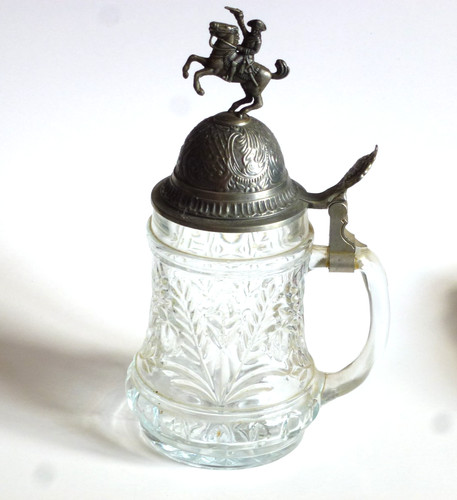 Bmf bierkrug glas geschliffen - bierkrug,