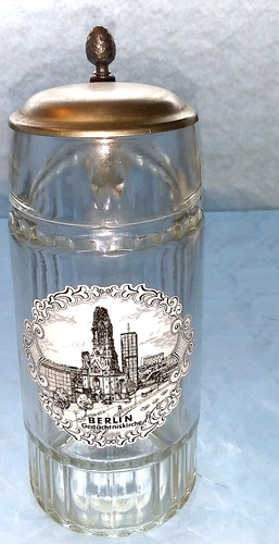 Glas bierkrug mit - bierkrug,