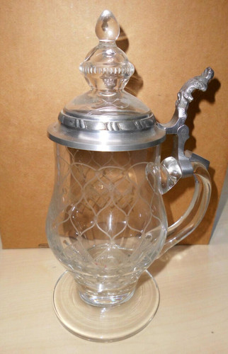 Glas bierkrug mit - glas,