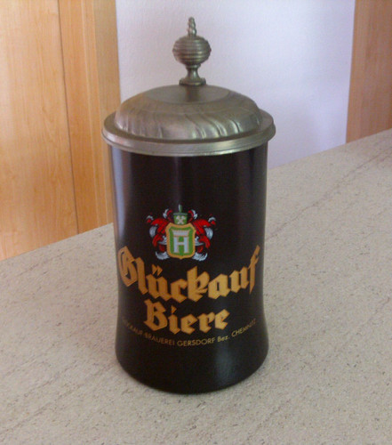 Glaskrug henkelkrug bierkrug - glaskrug,