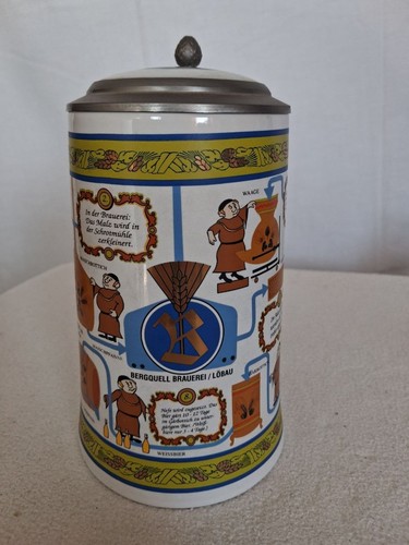 Steinzeug bierkrug mit - steinzeug-bierkrug,