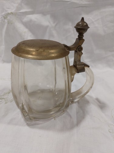 Vintage glas bierkrug bierglas - glas,