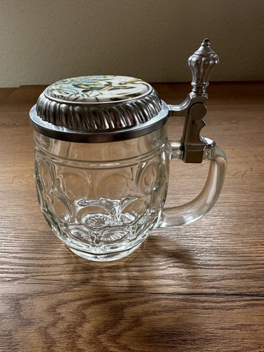 Bierkrug glas mit - mit, deckel