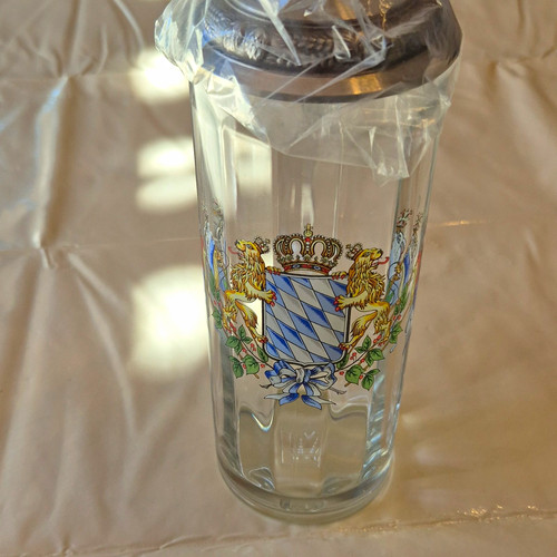 Rastal glas bierkrug - glas-bierkrug, mit