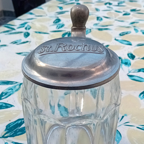 Rochus glas bierkrug mit - rochus,