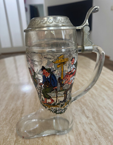 Bmf glas bierkrug - glas-bierkrug, mit
