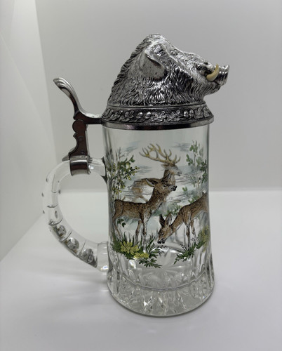 Sammlerstück glas bierkrug - sammlerstück, glas-bierkrug