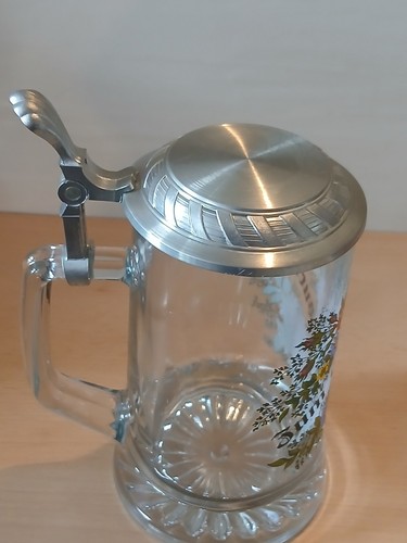 Glas bierkrug zum geburtstag - bierkrug,