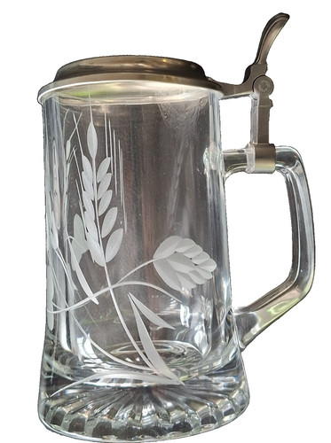 Bierseidel aus glas - glas, mit
