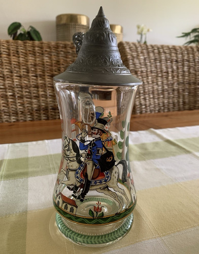 Glas bierkrug mit - glas-bierkrug,