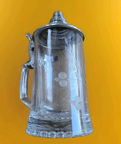 Wmf glasbierkrug mit gravur - -,