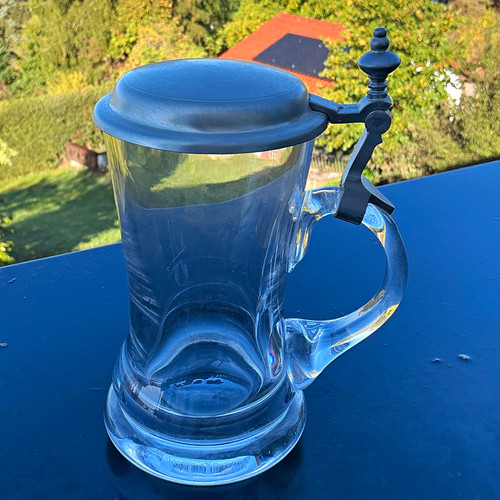 Bleikristallglas bierkrug - bleikristallglas,