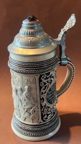 Alt bierkrug keramik glasiert - alt,