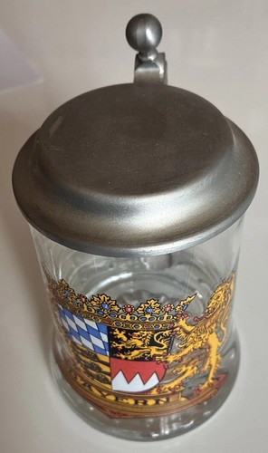 Dachbodenfund glaskrug mit - ,