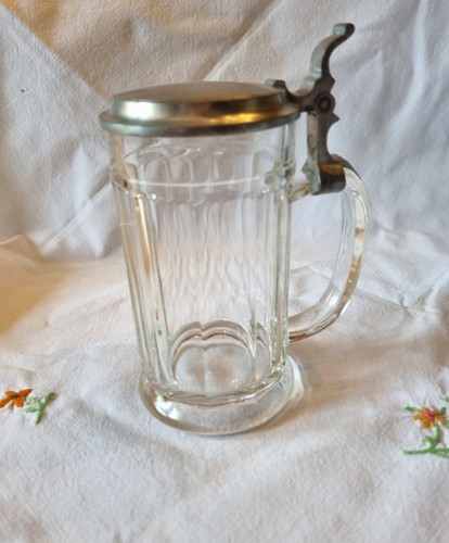 Alter bierkrug glas mit - glas,