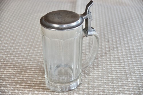 Bierkrug liter glas - glas, mit